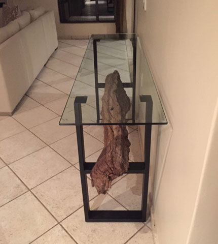Leadwood Glass Server